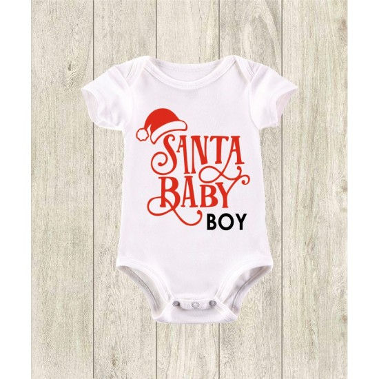 ΒΡΕΦΙΚΟ ΦΑΝΕΛΑΚΙ “Santa Baby GIRL” - “Santa Baby BOY"