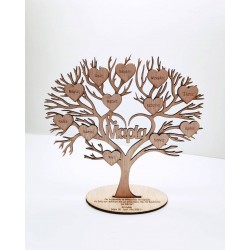 Ξύλινο επιτραπέζιο δέντρο αναμνηστικό για τον δάσκαλο & την δασκάλα.