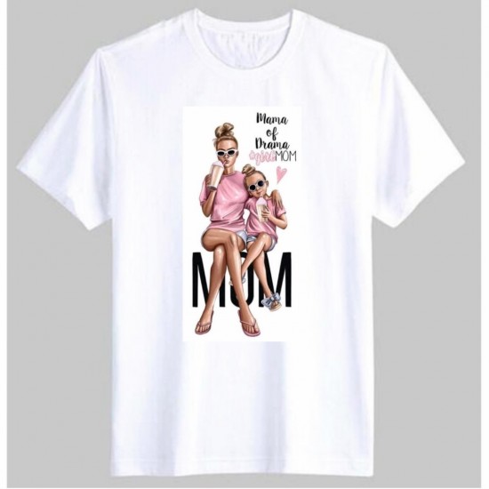Μπλούζα για την μαμά “Mama of Drama girlMom"
