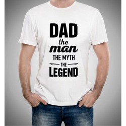 Μπλούζα για τον μπαμπά DAD THE MAN THE MYTH THE LEGEND.