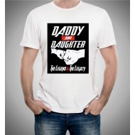 Μπλούζα για τον μπαμπά DADDY AND DAUGHTER THE LEGEND & THE LEGACY.