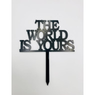 CAKETOPPER ΣΕ PLEXIGLASS (ΚΟΡΥΦΗ ΤΟΥΡΤΑΣ)