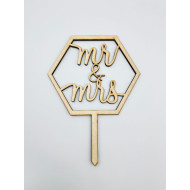 CAKETOPPER ΣΕ ΞΥΛΟ (ΚΟΡΥΦΗ ΤΟΥΡΤΑΣ)