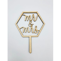 CAKETOPPER ΣΕ ΞΥΛΟ (ΚΟΡΥΦΗ ΤΟΥΡΤΑΣ)