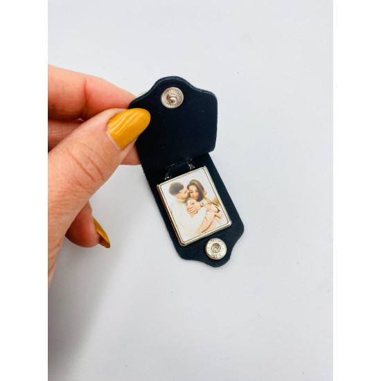 ΜΠΡΕΛΟΚ ΔΕΡΜΑΤΙΝΟ ΜΕ ΦΩΤΟΓΡΑΦΙΑ